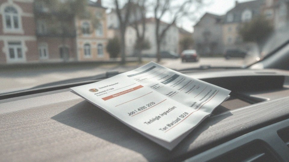 Jakie informacje można znaleźć w dowodzie rejestracyjnym dotyczące przeglądów?