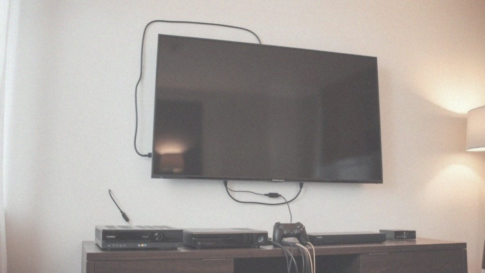 Jakie akcesoria mogą wpływać na działanie telewizora?