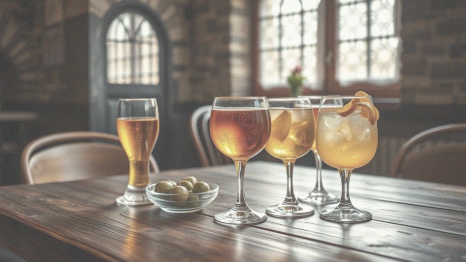 Jakie napoje mogą być podawane jako aperitif?