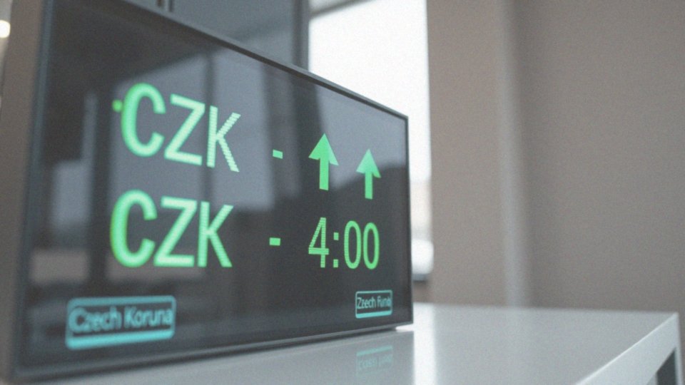 Jak często aktualizowany jest kurs korony czeskiej?
