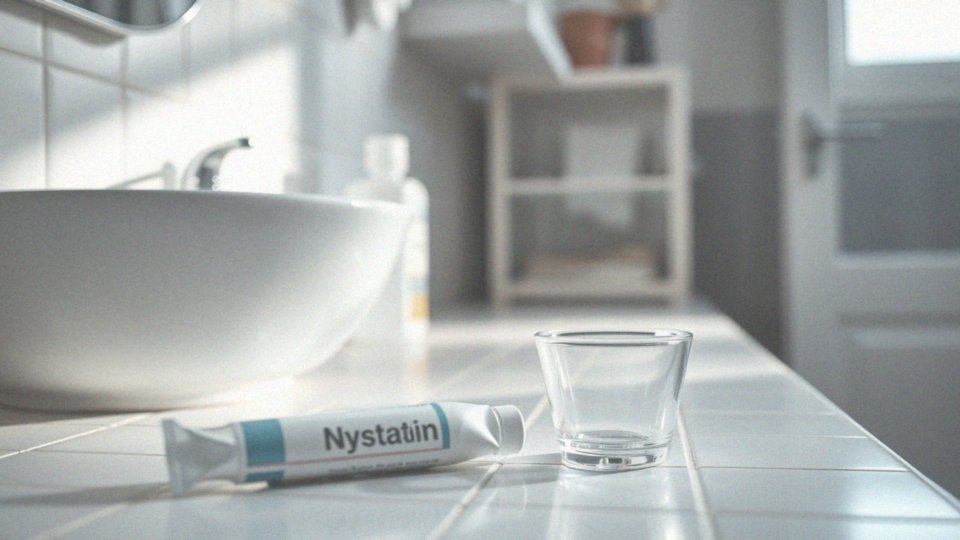 Jakie są zalecenia dotyczące dawkowania nystatyny?