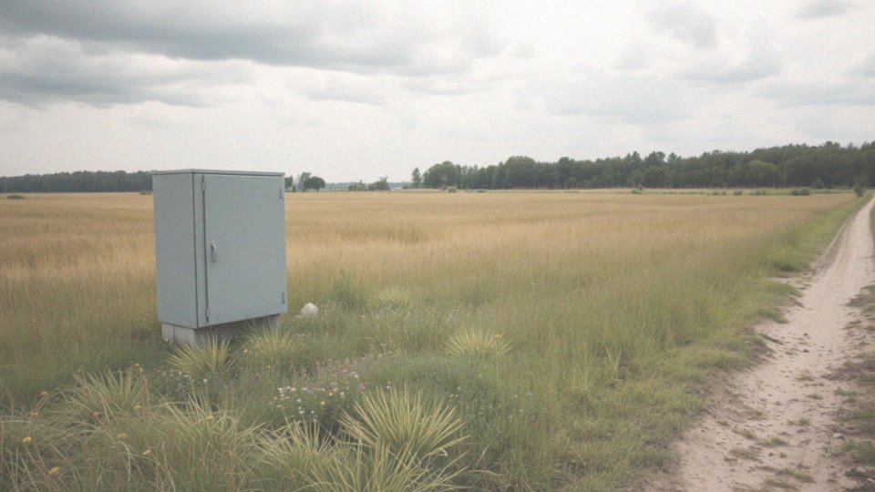 Skrzynka elektryczna na pustej działce – jak prawidłowo ją zamontować?